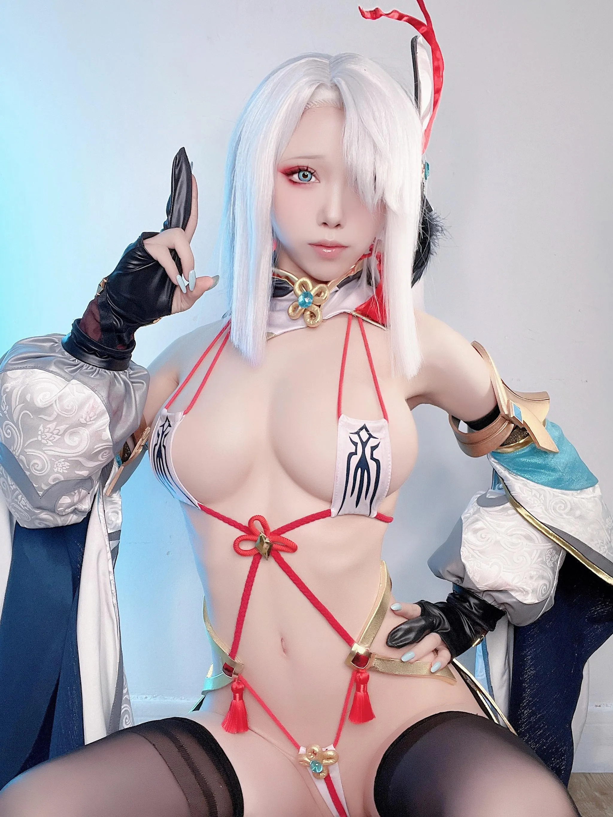 水淼Aqua – NO.110 原神 申鹤-自拍 [60P]插图5